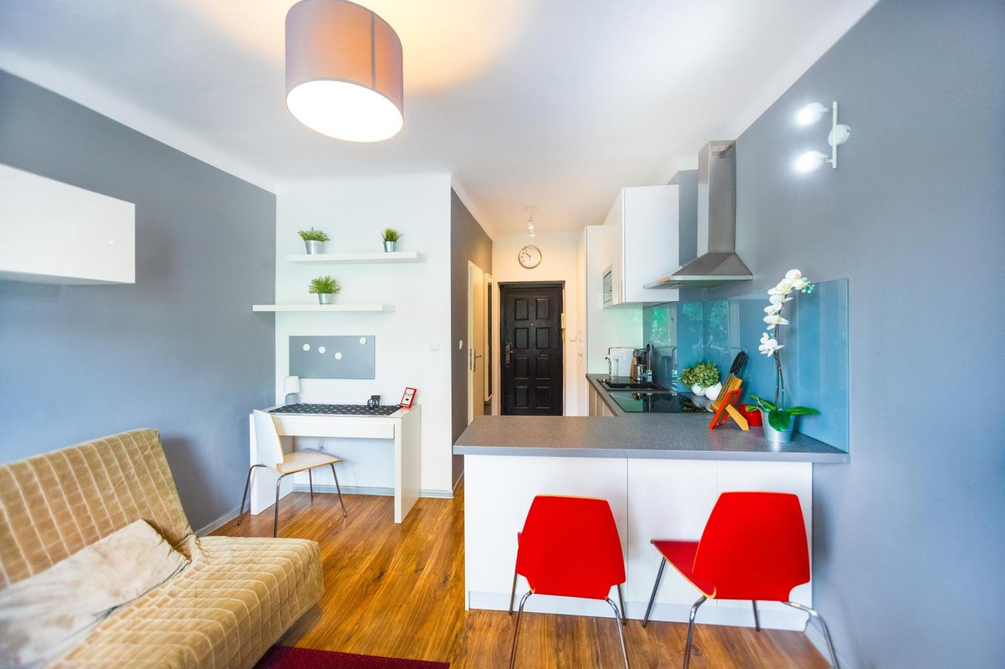 Cozy Studio Next To The Metro And City Center 바르샤바 외부 사진